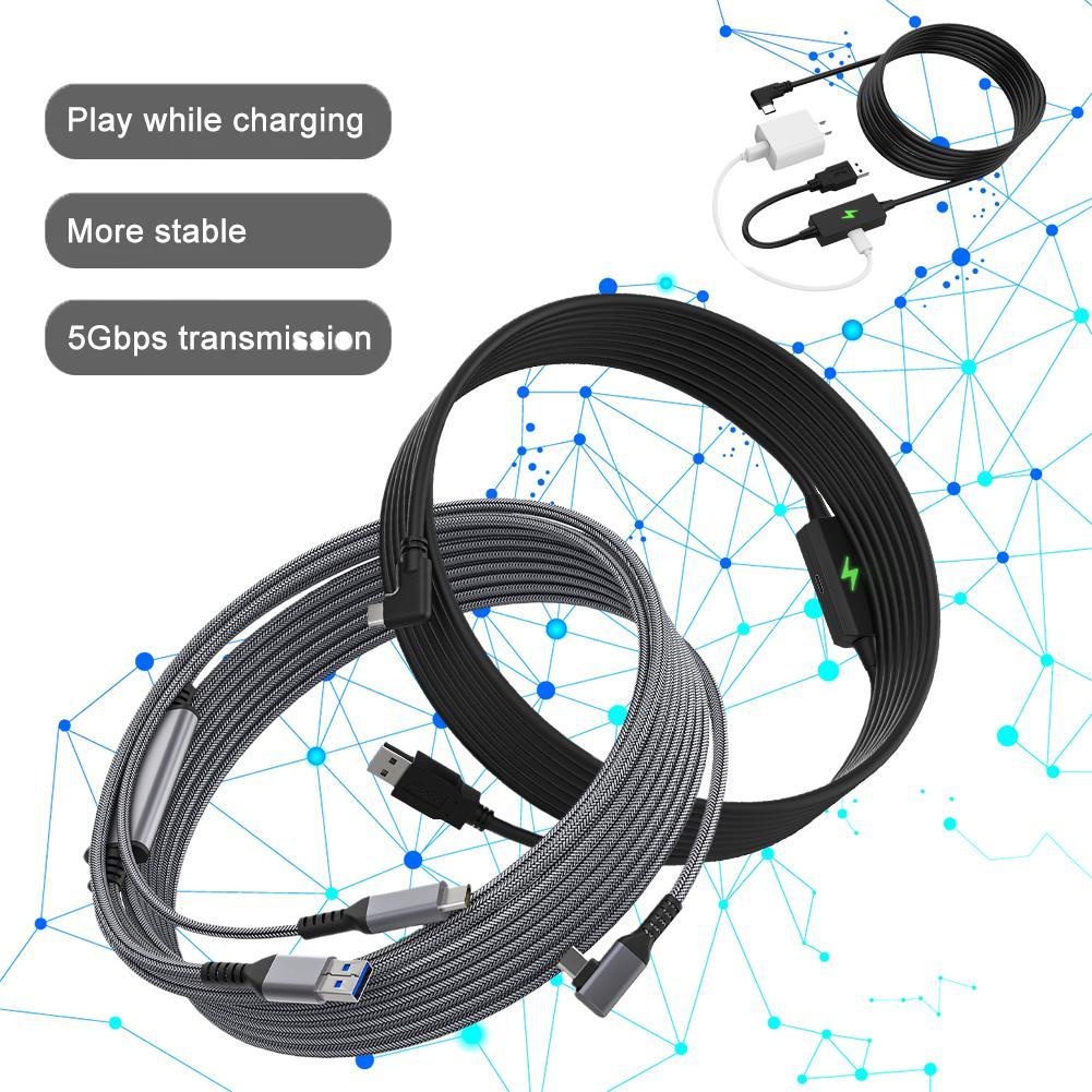 Соединительный кабель для Meta/Oculus 3/2 Pro/PICO Аксессуары Кабели Зарядка USB Fast Type-C F4S6 Braid Cable-one-size
Соединительный кабель для Meta/Oculus 3/2 Pro/PICO Аксессуары Кабели Зарядка USB Fast Type-C F4S6 Braid Cable-one-size