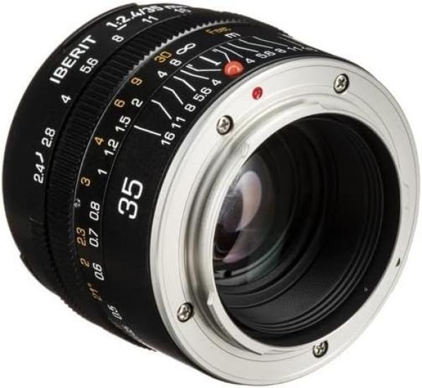Однофокусний об єктив KIPON IBERIT 35 мм для об єктива Fujifilm X Матовий чорний f/2.4
Однофокусний об єктив KIPON IBERIT 35 мм для об єктива Fujifilm X Матовий чорний f/2.4