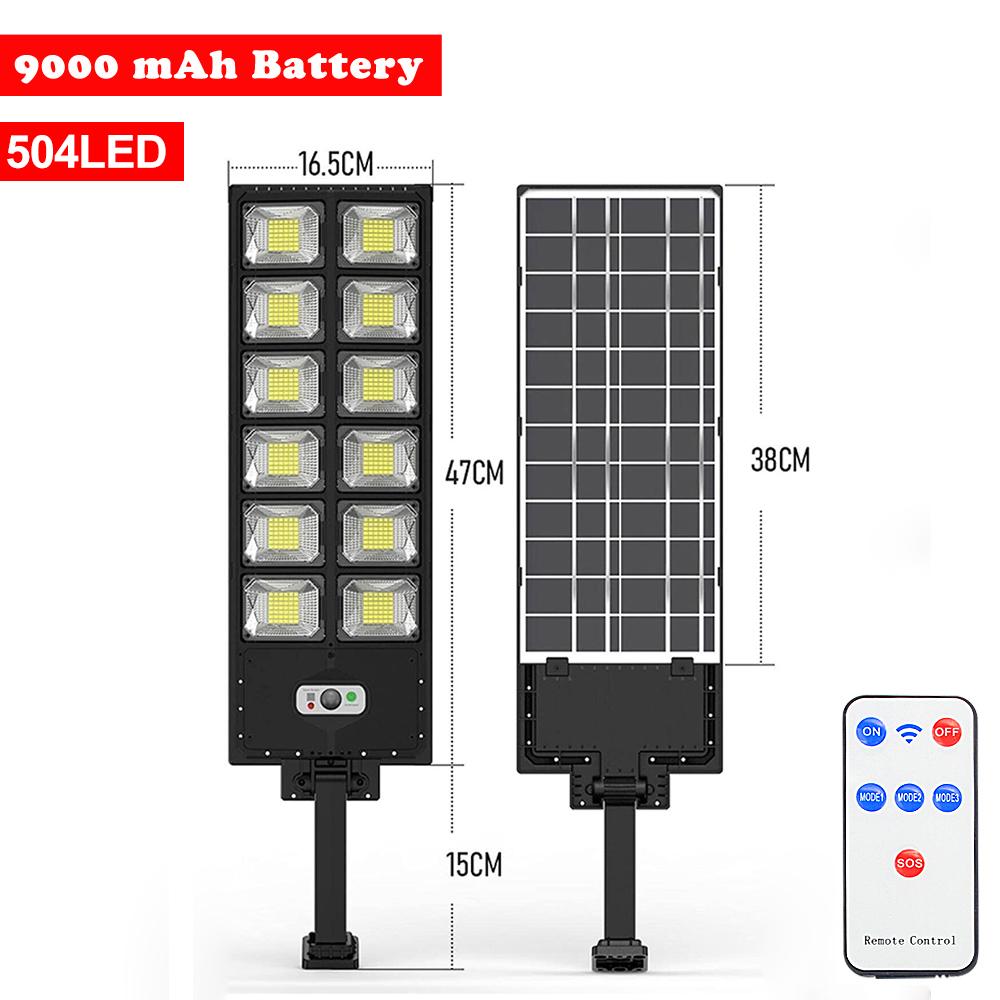 Супер яркий 504LED 12000LM 9000mAh Солнечный настенный светильник IP65 Водонепроницаемый уличный фонарь PIR датчик движения садовый прожектор с дистанционным управлением Remote Control
Супер яркий 504LED 12000LM 9000mAh Солнечный настенный светильник IP65 Водонепроницаемый уличный фонарь PIR датчик движения садовый прожектор с дистанционным управлением Remote Control