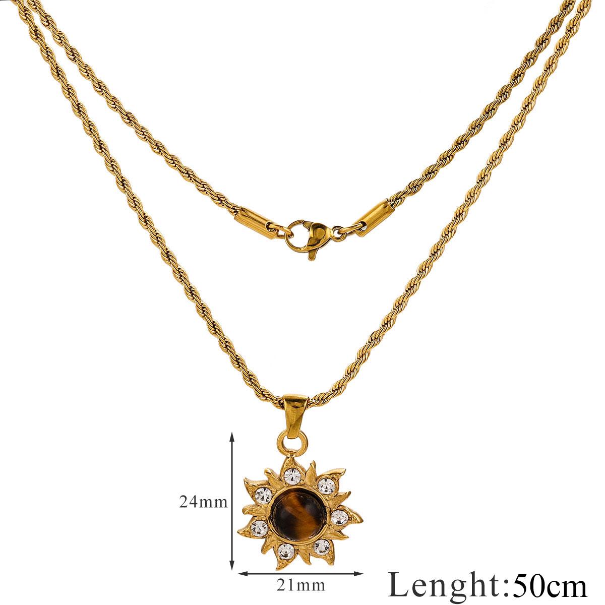 18K Stainless Steel Snake Bone Chain Maillard Tiger s Eye square Necklace French Ins Style Retro Oval Gemstone Necklaces 50cm
18K Stainless Steel Snake Bone Chain Maillard Tiger s Eye square Necklace French Ins Style Retro Oval Gemstone Necklaces 50cm