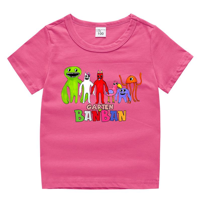 Дитяча літня футболка для дівчинки Ігрова мода Сад Банбана Мультяшна футболка з коротким рукавом Дитячий одяг для дітей 4-14 років 110
Дитяча літня футболка для дівчинки Ігрова мода Сад Банбана Мультяшна футболка з коротким рукавом Дитячий одяг для дітей 4-14 років 110
