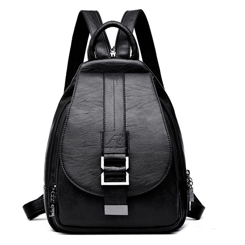 Designer Backpacks Women Leather Backpacks Female School Bag for Teenager Girls Travel Back Bag Retro Bagpack Sac A Dos Purses чёрный
Designer Backpacks Women Leather Backpacks Female School Bag for Teenager Girls Travel Back Bag Retro Bagpack Sac A Dos Purses чёрный