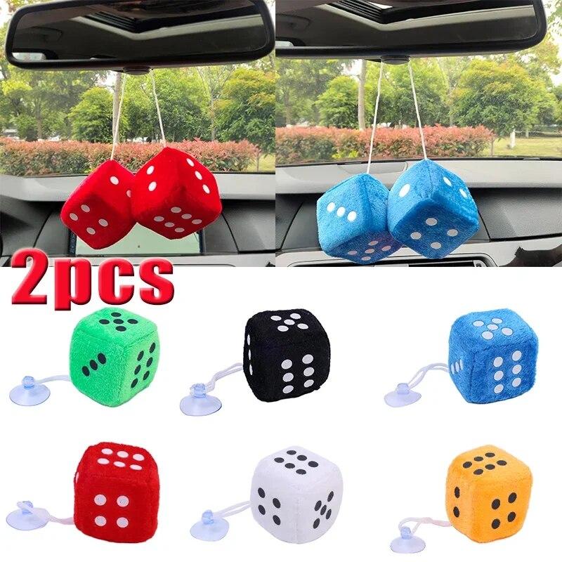Car Plush Dice Pendant New Year Dice Velvet Dice Model auto Rear View Mirror Pendant Cube Decoration Car Styling Automotive Part
Car Plush Dice Pendant New Year Dice Velvet Dice Model auto Rear View Mirror Pendant Cube Decoration Car Styling Automotive Part