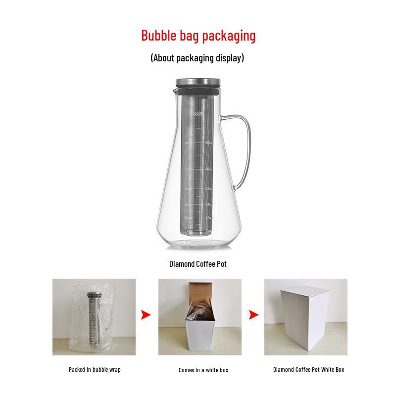 LISM 1600ML Cold Brew Coffee & Tea Maker
LISM 1600ML Cold Brew Coffee & Tea Maker