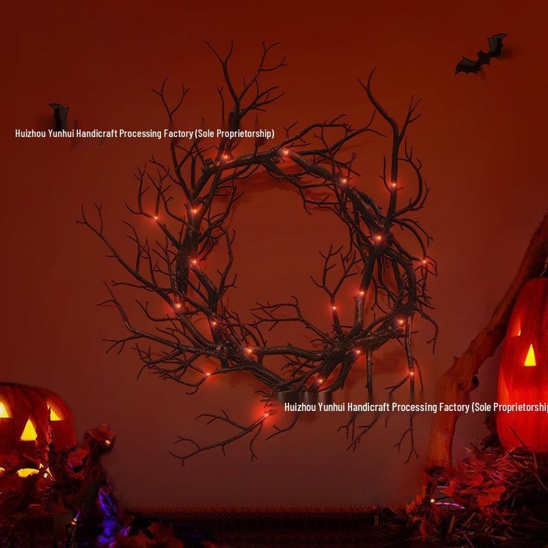 Yunhui Halloween Withered Vine Wreath Door and Stove Top Decoration
Yunhui Halloween Withered Vine Wreath Door and Stove Top Decoration
