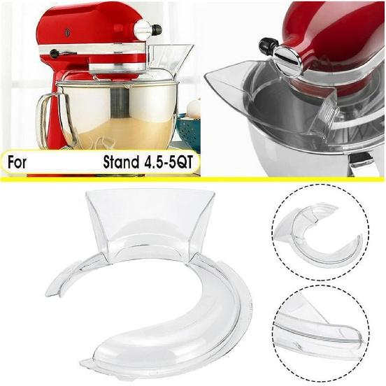 Accessories for 4.5-5QT Bowl Pouring Shield Tilt Head, Compatible for KitchenAid Stand Mixer, Compatible for W10616906 KN1PS KSM500 KSM90 KSM75 K45SS
Accessories for 4.5-5QT Bowl Pouring Shield Tilt Head, Compatible for KitchenAid Stand Mixer, Compatible for W10616906 KN1PS KSM500 KSM90 KSM75 K45SS
