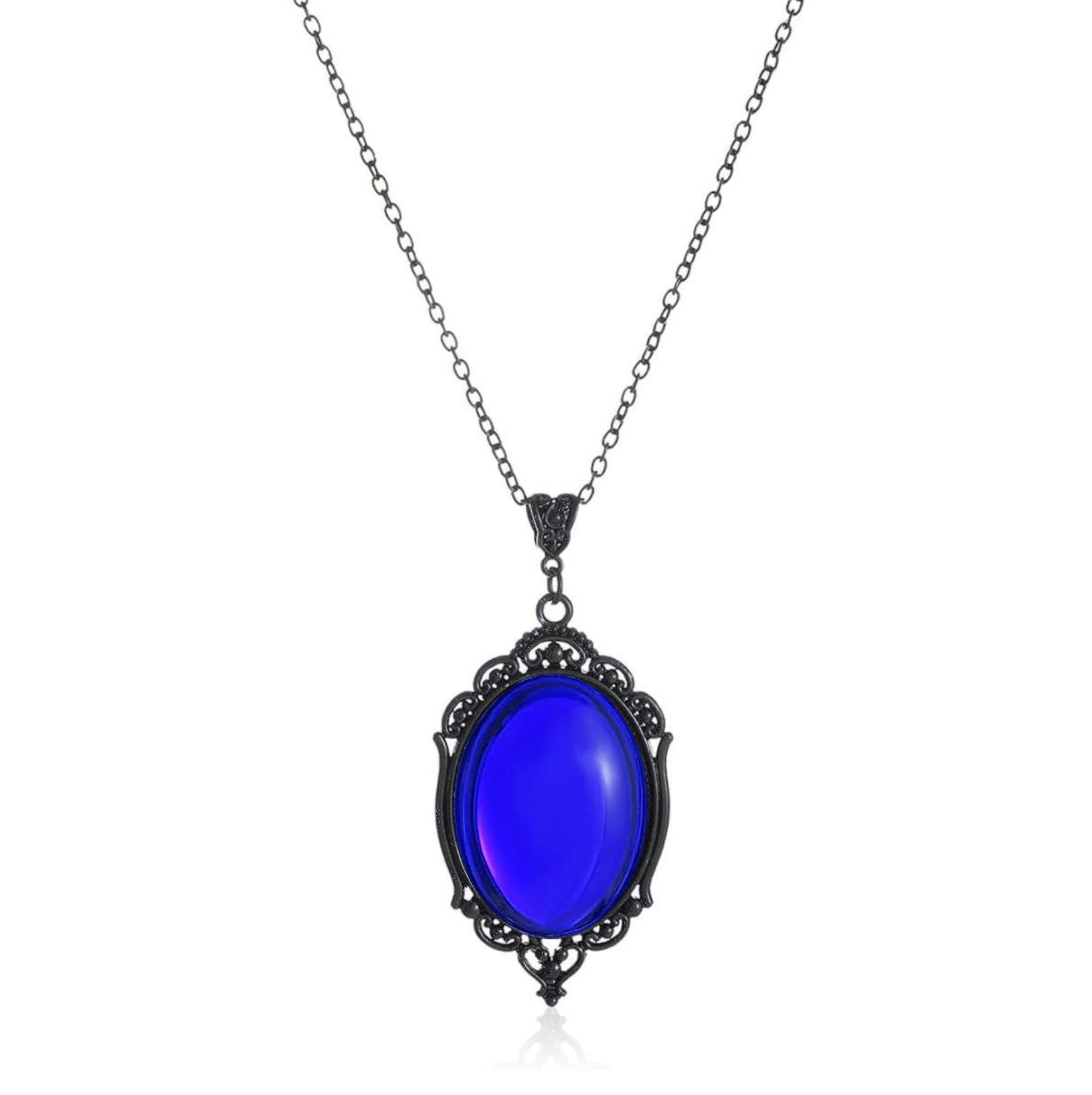 Retro Gothic Geometric Ellipse Relief Green Crystal Pendant Necklace for Women Hallowmas Party Jewelry Accessories Gifts синій
Retro Gothic Geometric Ellipse Relief Green Crystal Pendant Necklace for Women Hallowmas Party Jewelry Accessories Gifts синій