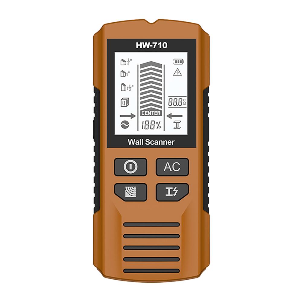 HW-710 Handheld Metal Detector Nail Finder with High-Definition LCD Display Six-in-One Wall Detector for Home Improvement
HW-710 Handheld Metal Detector Nail Finder with High-Definition LCD Display Six-in-One Wall Detector for Home Improvement