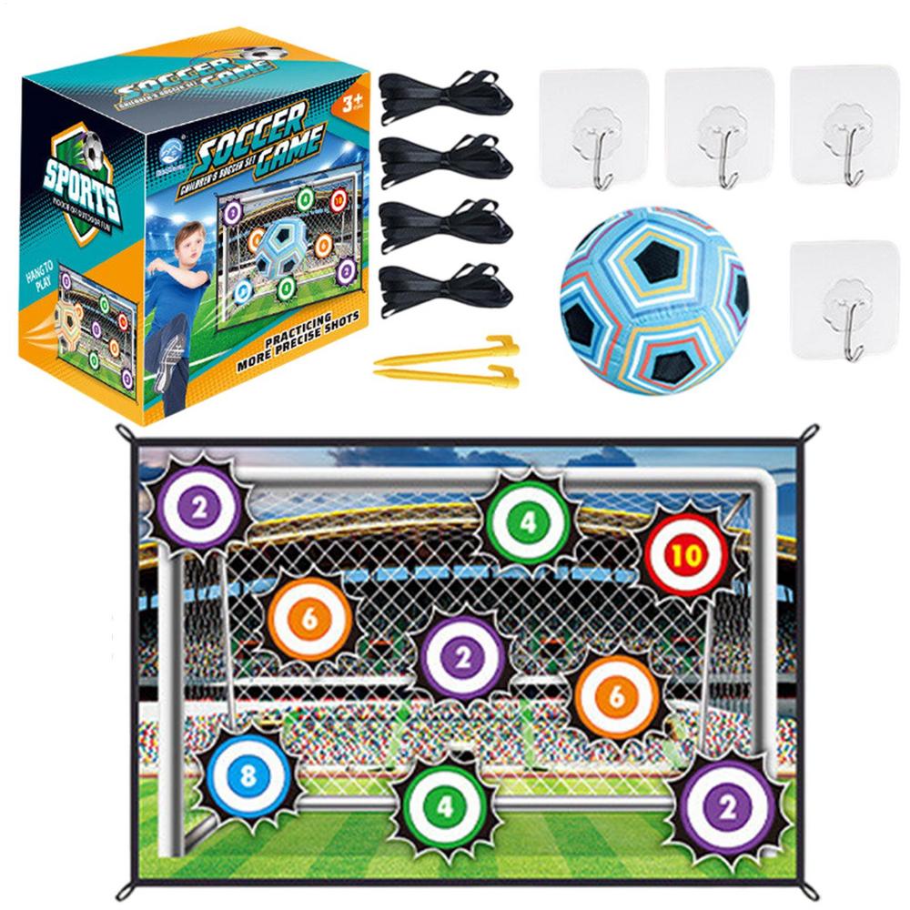 Soccer Ball Game Set for Kids Boys Toss Soccer Goal Game Soccer Training Equipment Set With 1 Ball 1 Flannel Target And 2 Ground
Soccer Ball Game Set for Kids Boys Toss Soccer Goal Game Soccer Training Equipment Set With 1 Ball 1 Flannel Target And 2 Ground