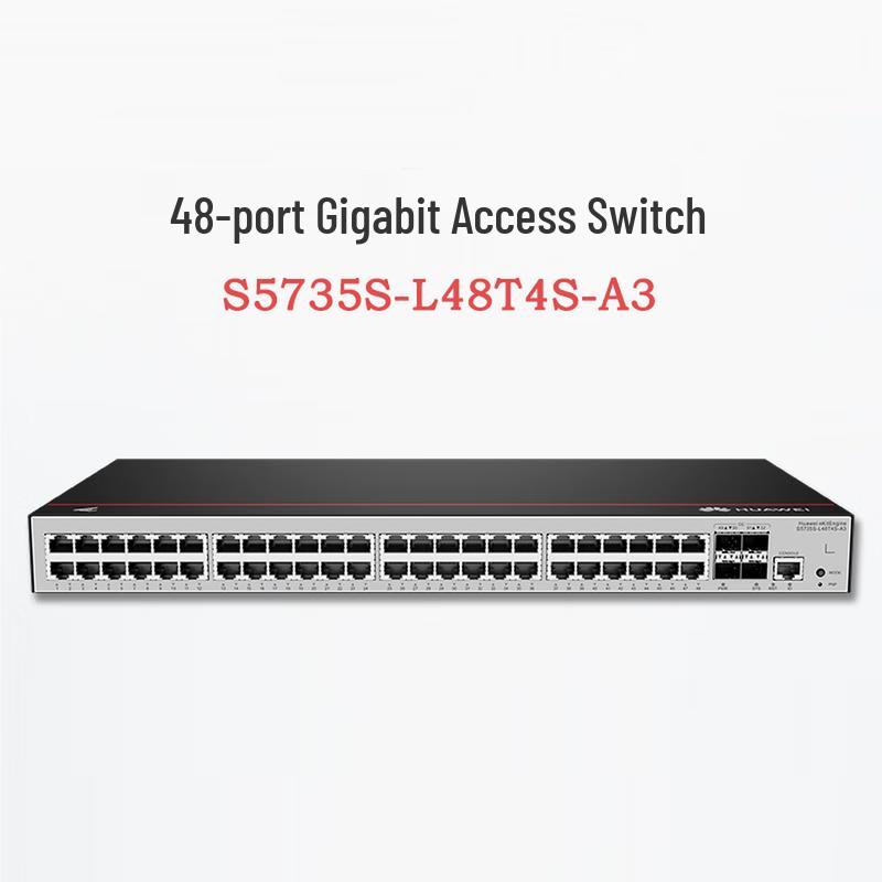 Huawei Kunling S5735S-L48T4S-A3 Enterprise Layer 3 Switch
Huawei Kunling S5735S-L48T4S-A3 Enterprise Layer 3 Switch