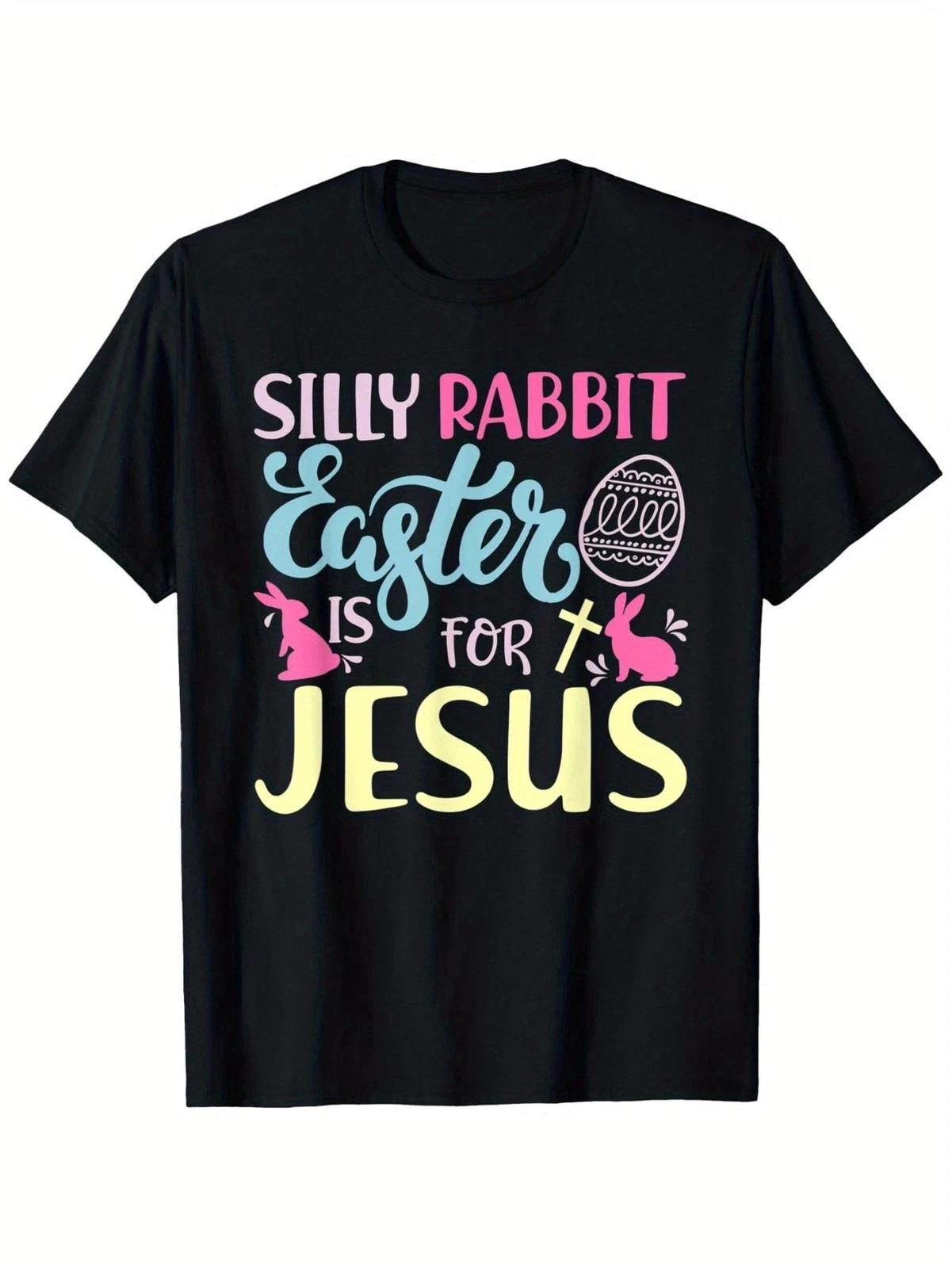 Silly Rabbit Easter Is For Jesus Christian Bunny Graphic T-Shirt Faith Tee 3XL
Silly Rabbit Easter Is For Jesus Christian Bunny Graphic T-Shirt Faith Tee 3XL
