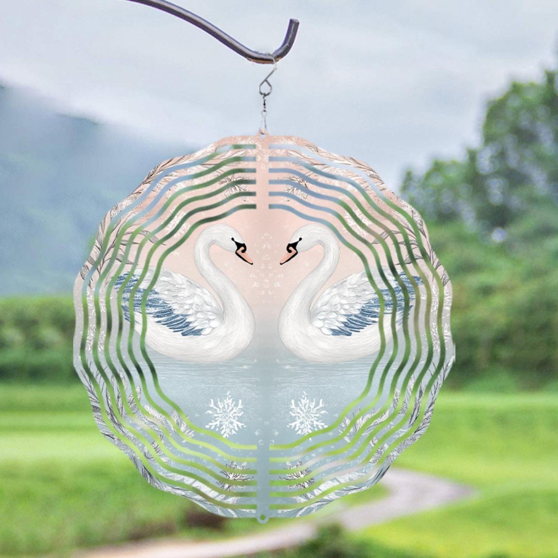 10 Inch Swan Wind Chime with 360 Rotation Hook Elegant Garden Decor for All Seasons Perfect Gift for Friends Serene Outdoor Ornament 01A
10 Inch Swan Wind Chime with 360 Rotation Hook Elegant Garden Decor for All Seasons Perfect Gift for Friends Serene Outdoor Ornament 01A