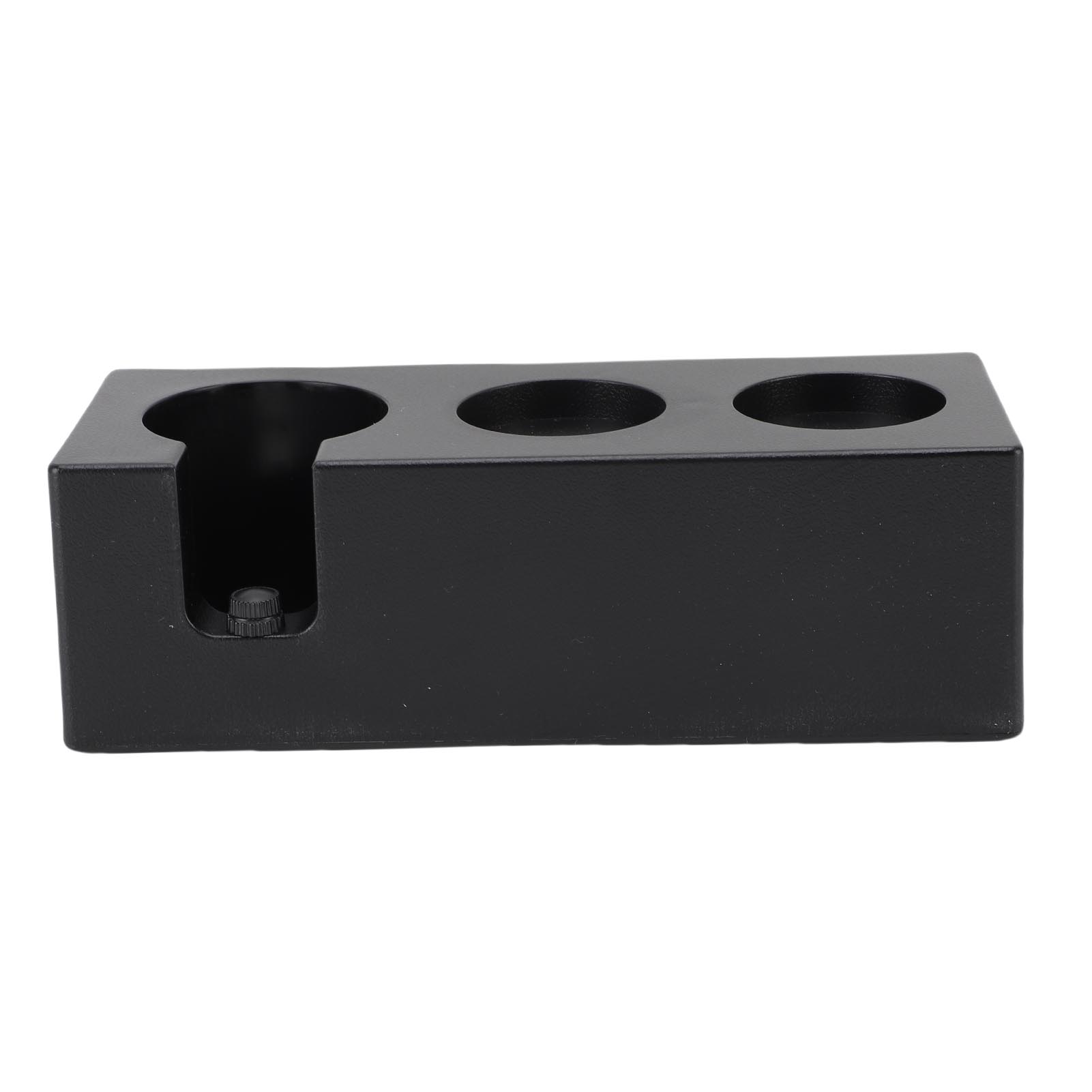 Станция для темперовки кофе ABS Держатель для хранения темпера Подставка для 51мм 54мм портафильтра Темпер Распределитель чёрный