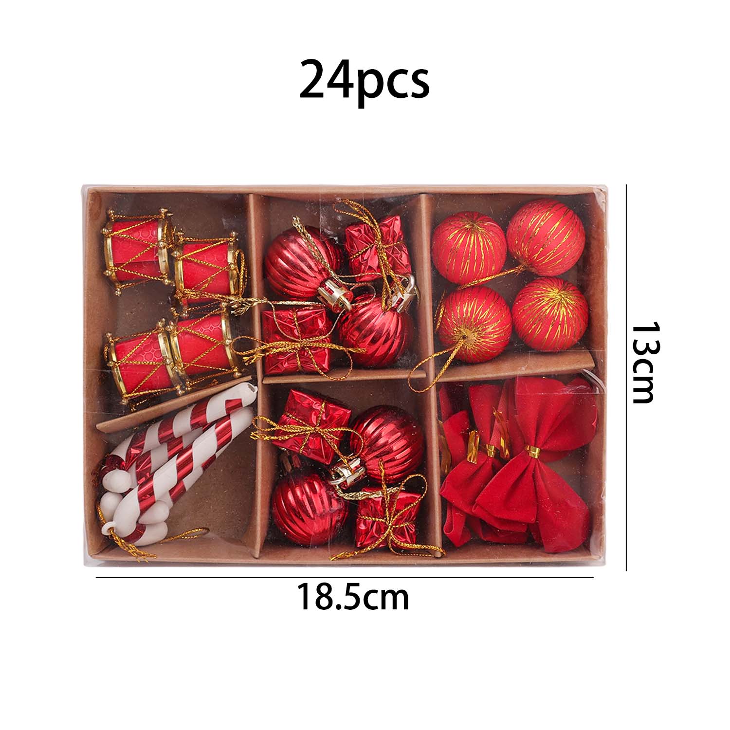24-72pcs Red Christmas Balls Ornaments Xmas Tree Lantern Bow Gift Box Hanging Pendant Home New Year Party Supplies Decor As Picture красный
24-72pcs Red Christmas Balls Ornaments Xmas Tree Lantern Bow Gift Box Hanging Pendant Home New Year Party Supplies Decor As Picture красный