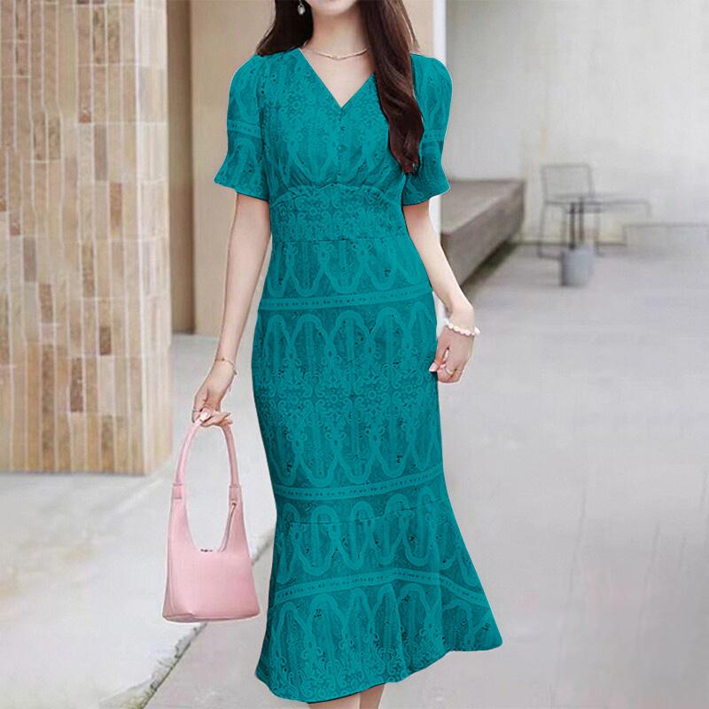 ZANZEA Женское повседневное элегантное платье с V-образным вырезом, коротким рукавом и принтом 5XL зелёный
ZANZEA Женское повседневное элегантное платье с V-образным вырезом, коротким рукавом и принтом 5XL зелёный
