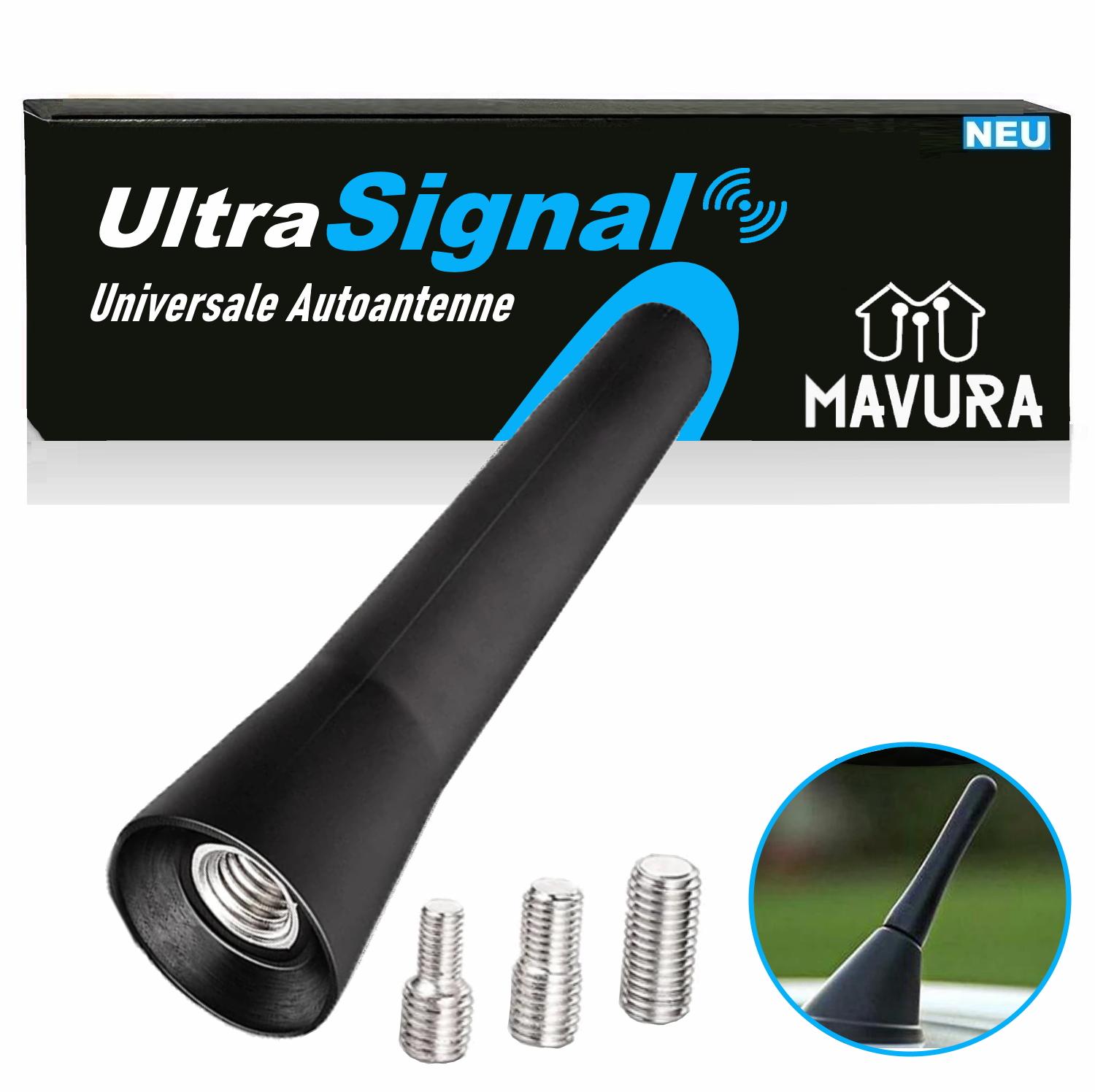 UltraSignal Універсальна Антена Авто Дах Коротка Автомобільна Штирьова Антена 3 Адаптери M4 M5 M6
UltraSignal Універсальна Антена Авто Дах Коротка Автомобільна Штирьова Антена 3 Адаптери M4 M5 M6
