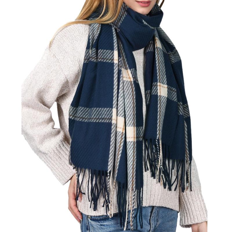 Women s Winter Faux Cashmere Shawl: Large Scarf Wrap, Perfect for Christmas & Skiing 67x200cm 218g темно-синього кольору
Women s Winter Faux Cashmere Shawl: Large Scarf Wrap, Perfect for Christmas & Skiing 67x200cm 218g темно-синього кольору