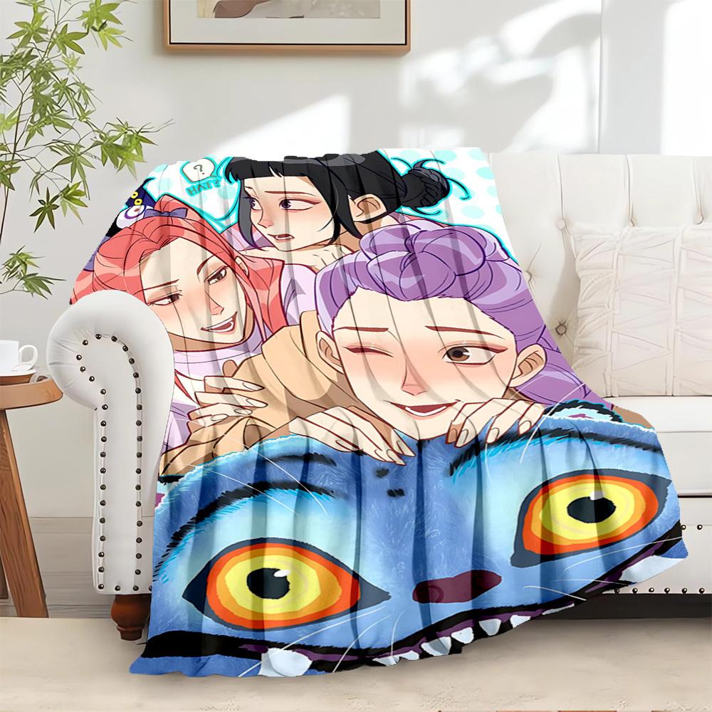 K-POP Anime Girls Group - Four Seasons Soft Warm Blanket - All-Season Thick Knit Polyester Bedspread for Bed, Camping, Travel - Perfect Gift 100x150cm
K-POP Anime Girls Group - Four Seasons Soft Warm Blanket - All-Season Thick Knit Polyester Bedspread for Bed, Camping, Travel - Perfect Gift 100x150cm