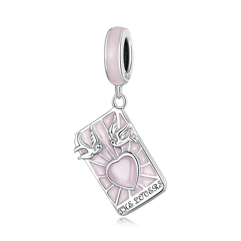 WOSTU 925 Silver Colorful Tarot Cards Charm Pendent Magic Star Moon Sun Lover Bead Fit DIY Bracelet Necklace Women Gift
WOSTU 925 Silver Colorful Tarot Cards Charm Pendent Magic Star Moon Sun Lover Bead Fit DIY Bracelet Necklace Women Gift