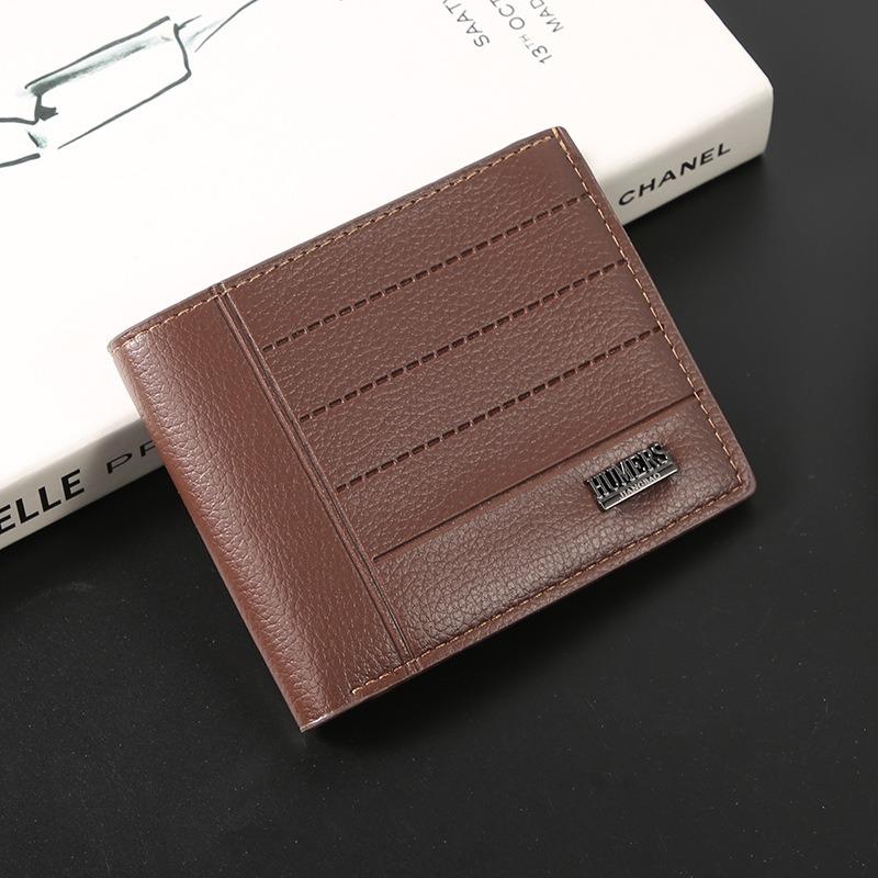 New Wallet Men s Short Business Blue Simple Fashion Soft Wallet Youth Thin Wallet Card Bag Change Bag коричневий
New Wallet Men s Short Business Blue Simple Fashion Soft Wallet Youth Thin Wallet Card Bag Change Bag коричневий