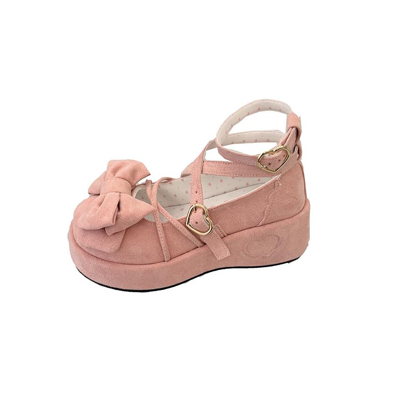 Platform Small Slip Strap Single Shoes Round Toe Suede Bow Slide-proof Heel Shoes for Women 40 рожевий
Platform Small Slip Strap Single Shoes Round Toe Suede Bow Slide-proof Heel Shoes for Women 40 рожевий