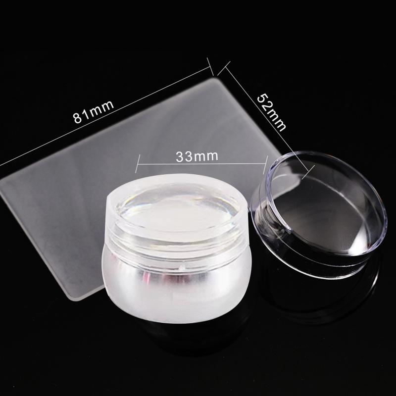 Silicone Nail Stamper Scraper Templates With Cap Clear Jelly Silicone Head Nail Stamp Scraper Stamping Polish Print Diy Silver
Silicone Nail Stamper Scraper Templates With Cap Clear Jelly Silicone Head Nail Stamp Scraper Stamping Polish Print Diy Silver