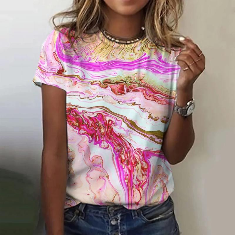 Женская футболка Tie-Dye с градиентом и 3d принтом, женские футболки, летняя мода, топ с короткими рукавами и круглым вырезом, одежда оверсайз
Женская футболка Tie-Dye с градиентом и 3d принтом, женские футболки, летняя мода, топ с короткими рукавами и круглым вырезом, одежда оверсайз