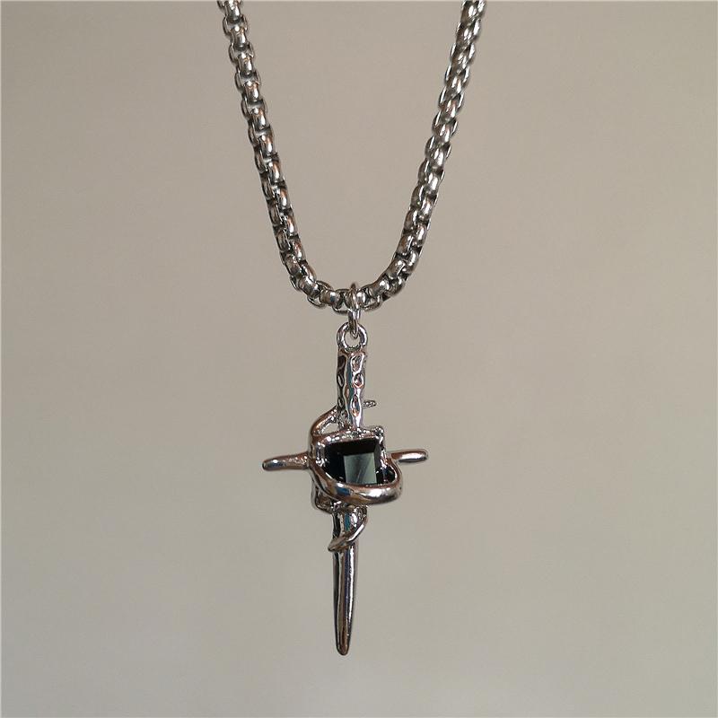 Gothic Y2K Black Thorn Cross Heart Pendant Choker Box Chains Necklace For Women Man Halloween Grunge Jewelry Vintage Accessories
Gothic Y2K Black Thorn Cross Heart Pendant Choker Box Chains Necklace For Women Man Halloween Grunge Jewelry Vintage Accessories