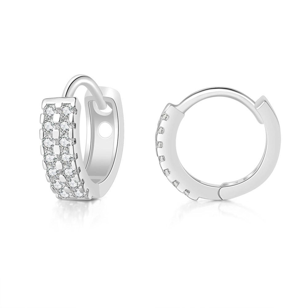 ZHOUYANG Hoop Earrings For Women Double Row Set Zircon Iced Out Gold Color Hip Hop Fashion Men Jewelry Ear Accessories KBE421
ZHOUYANG Hoop Earrings For Women Double Row Set Zircon Iced Out Gold Color Hip Hop Fashion Men Jewelry Ear Accessories KBE421