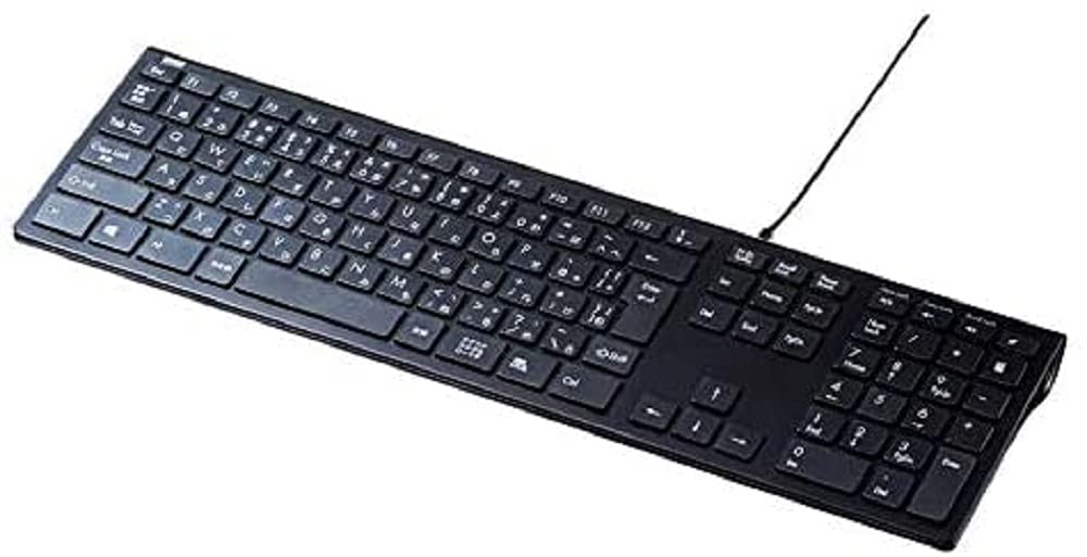 Sanwa Supply Wired Slim Keyboard USB Connection Japanese Layout 112 Keys Pantograph Black SKB-SL33BK
Sanwa Supply Wired Slim Keyboard USB Connection Japanese Layout 112 Keys Pantograph Black SKB-SL33BK