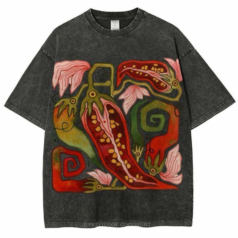 Vintage Washed Vegetable Art Graphic TShirt Boho Abstract Print Oversized Unisex Streetwear Tee Casual Tops for Men Women 2XL
Vintage Washed Vegetable Art Graphic TShirt Boho Abstract Print Oversized Unisex Streetwear Tee Casual Tops for Men Women 2XL