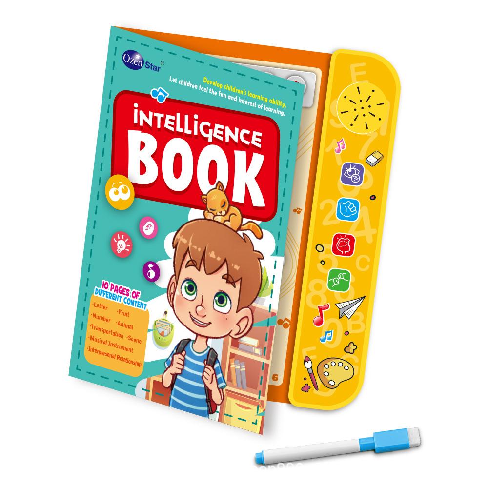 Kids English Learning Intelligence Touch Book Early Education Knowledge with Sound Reusable Pen Birthdays Gift
Kids English Learning Intelligence Touch Book Early Education Knowledge with Sound Reusable Pen Birthdays Gift
