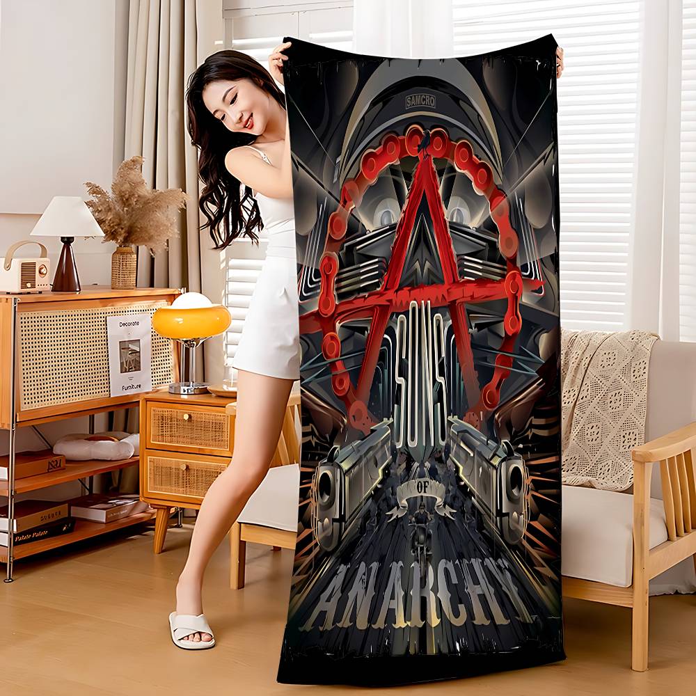 Classic Crime S-Sons Of A-Anarchy Beach Towel Colorful Bath Towels For Girl Microfiber Quick Dry Sand Yoga Spa Gym Pool W40*H60(CM)
Classic Crime S-Sons Of A-Anarchy Beach Towel Colorful Bath Towels For Girl Microfiber Quick Dry Sand Yoga Spa Gym Pool W40*H60(CM)