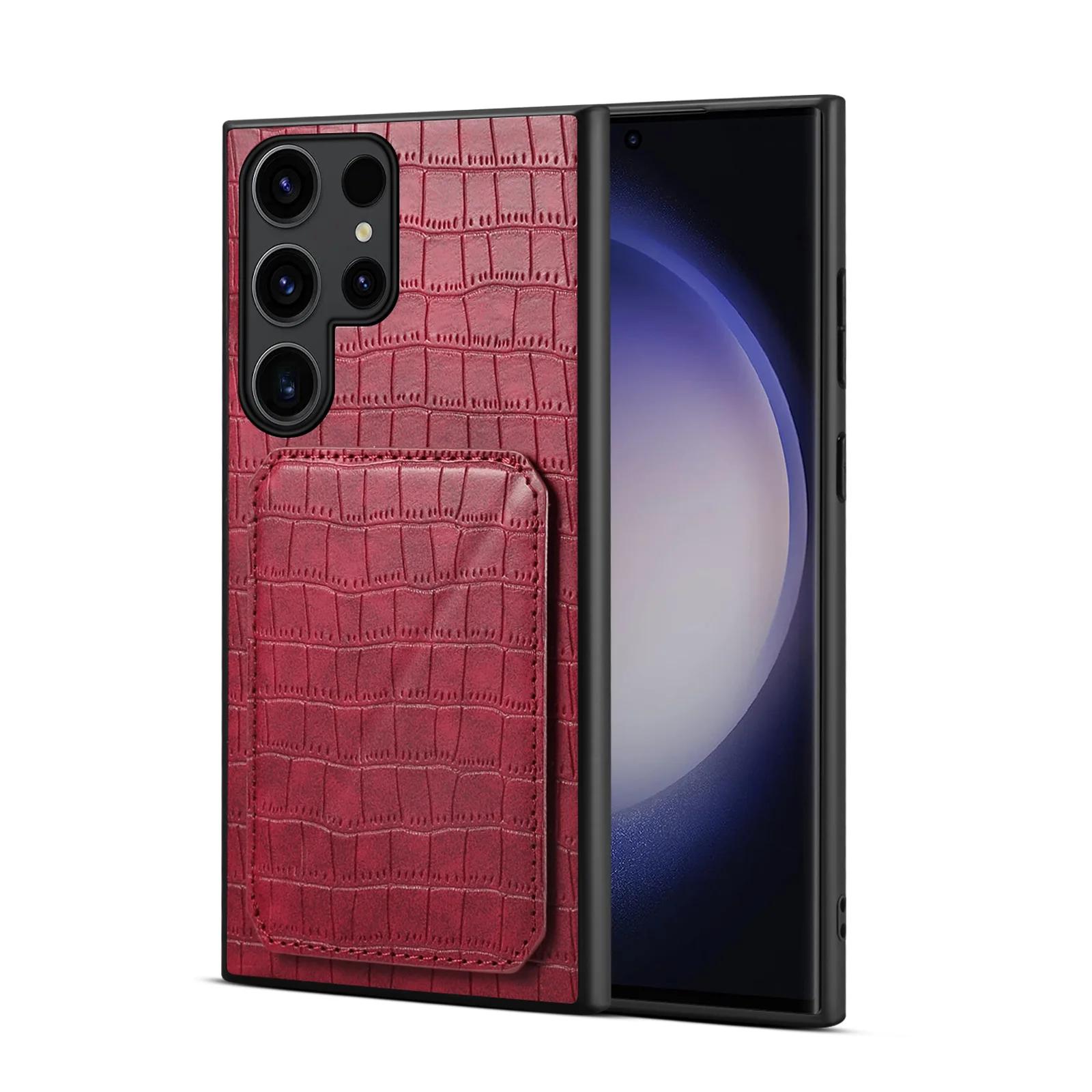 Crocodile Texture Leather Case for Samsung Galaxy S24 Ultra S25 Edge S23 Plus S21 FE A56 A36 Magentic Bracket Dual Card Holder Galaxy A36 5G червоний
Crocodile Texture Leather Case for Samsung Galaxy S24 Ultra S25 Edge S23 Plus S21 FE A56 A36 Magentic Bracket Dual Card Holder Galaxy A36 5G червоний