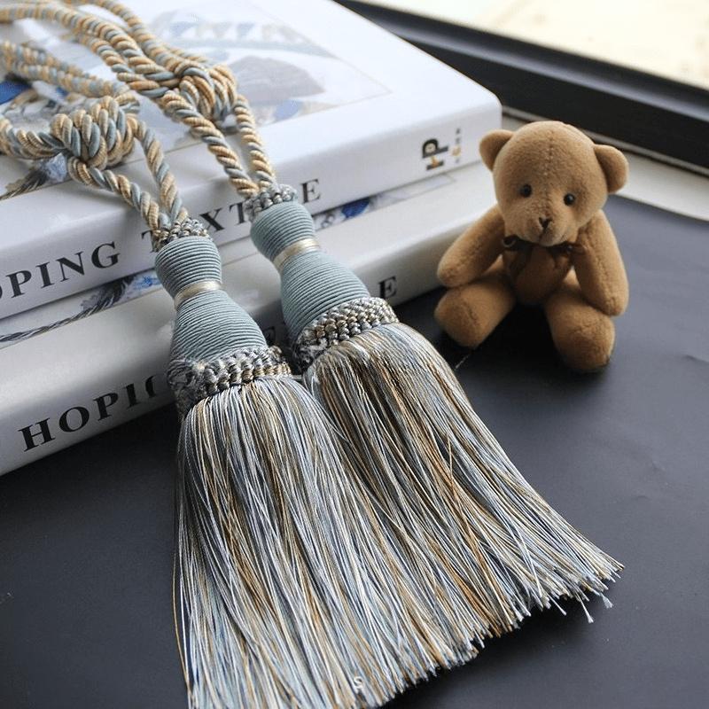 2pcs Home Decor Hanging Rope Silk Tassel Fringe Tassel Trim Garment Decoration Key Tassels For DIY Embellish Curtain Accessories
2pcs Home Decor Hanging Rope Silk Tassel Fringe Tassel Trim Garment Decoration Key Tassels For DIY Embellish Curtain Accessories