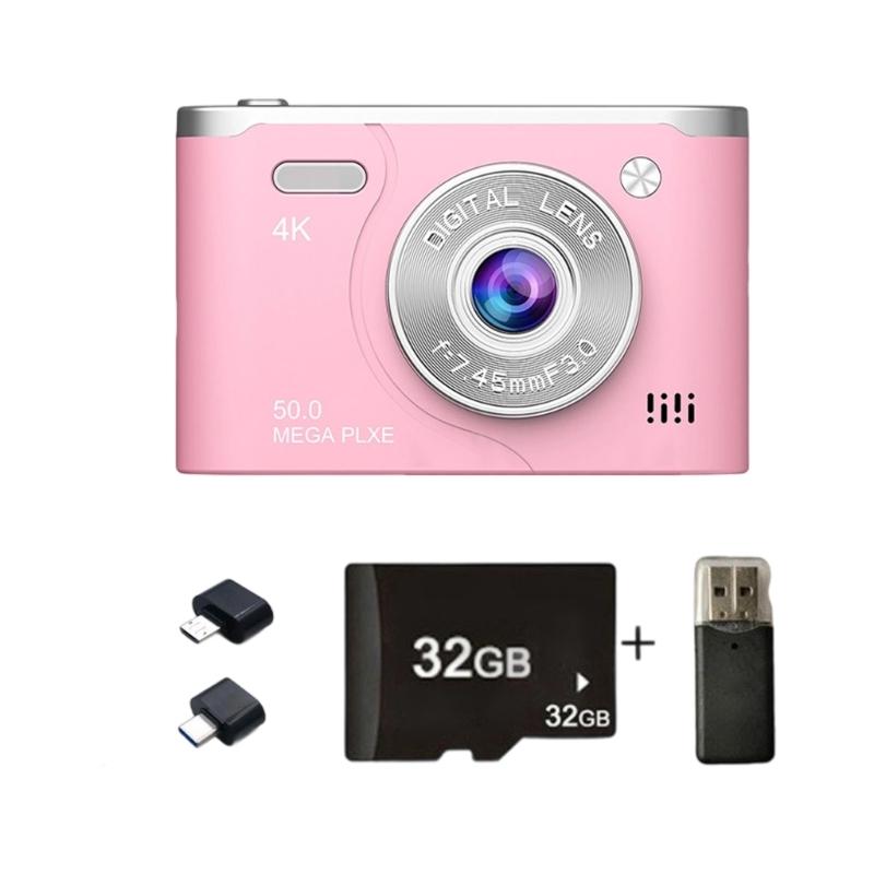 4K Digital Camera 6400W Pixels 8X Zooming Featuring Night View Mode and 800mAh Rechargeable Battery for Outdoor рожевий
4K Digital Camera 6400W Pixels 8X Zooming Featuring Night View Mode and 800mAh Rechargeable Battery for Outdoor рожевий