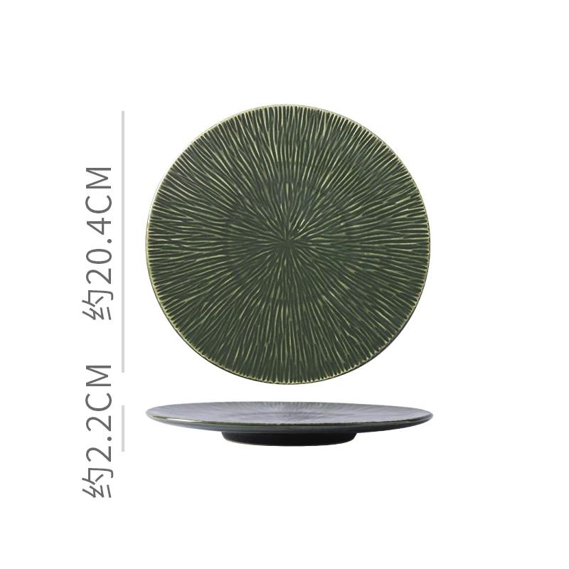 Kiln Changes Stripe Ceramic Plate Round Steak Plate Pasta Dish Serving Plate Dessert Plates Vintage Molecular Cuisine Tableware
Kiln Changes Stripe Ceramic Plate Round Steak Plate Pasta Dish Serving Plate Dessert Plates Vintage Molecular Cuisine Tableware