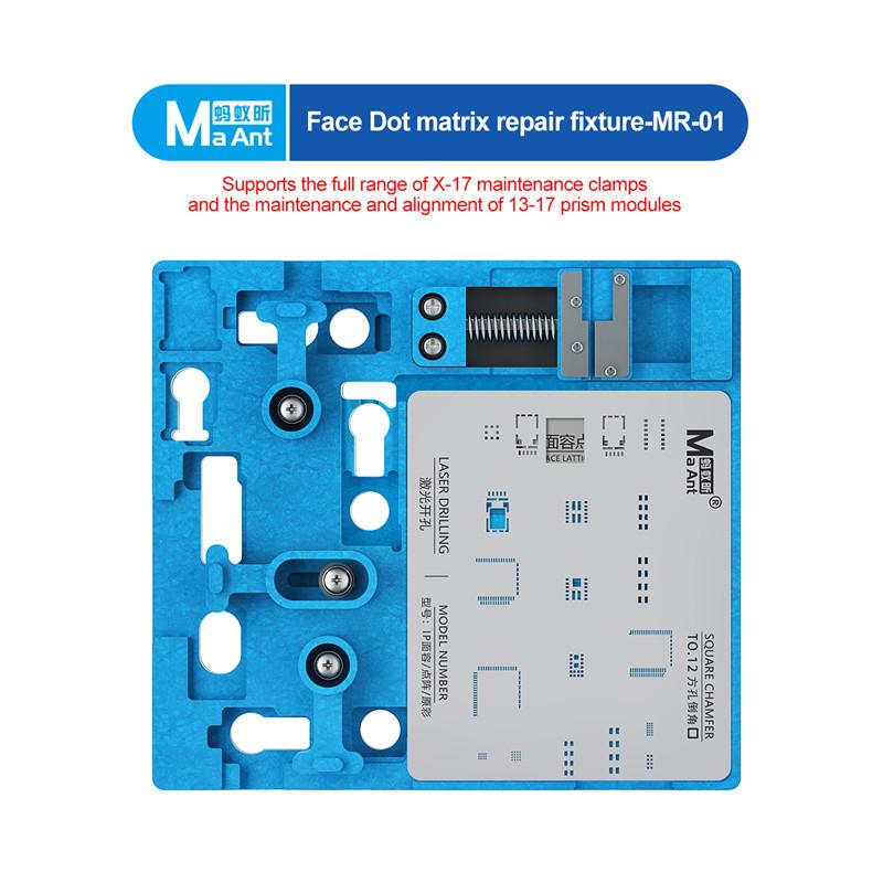 New MaAnt MR-01 Face ID Dot Projector Precision Fixture for IP X XS XSM 11-17PM FaceID Holder Jig Clamp Replacement Repair Tools
New MaAnt MR-01 Face ID Dot Projector Precision Fixture for IP X XS XSM 11-17PM FaceID Holder Jig Clamp Replacement Repair Tools