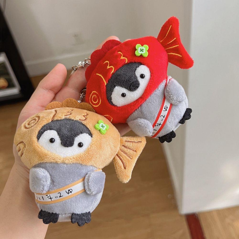 Toy Taiyaki Fish Korean Style Key Buckle Women Key Holder Penguin Pendant Plush Doll Key Chain
Toy Taiyaki Fish Korean Style Key Buckle Women Key Holder Penguin Pendant Plush Doll Key Chain