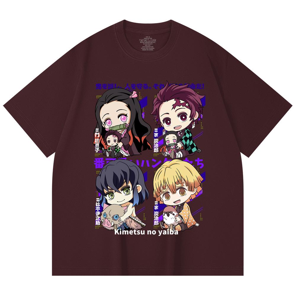 230 Gsm 100% Cotton Demon Slayer V80 Hashiras Chibi Print Unisex Heavy Cotton T Shirt 2XL вина червоного кольору
230 Gsm 100% Cotton Demon Slayer V80 Hashiras Chibi Print Unisex Heavy Cotton T Shirt 2XL вина червоного кольору
