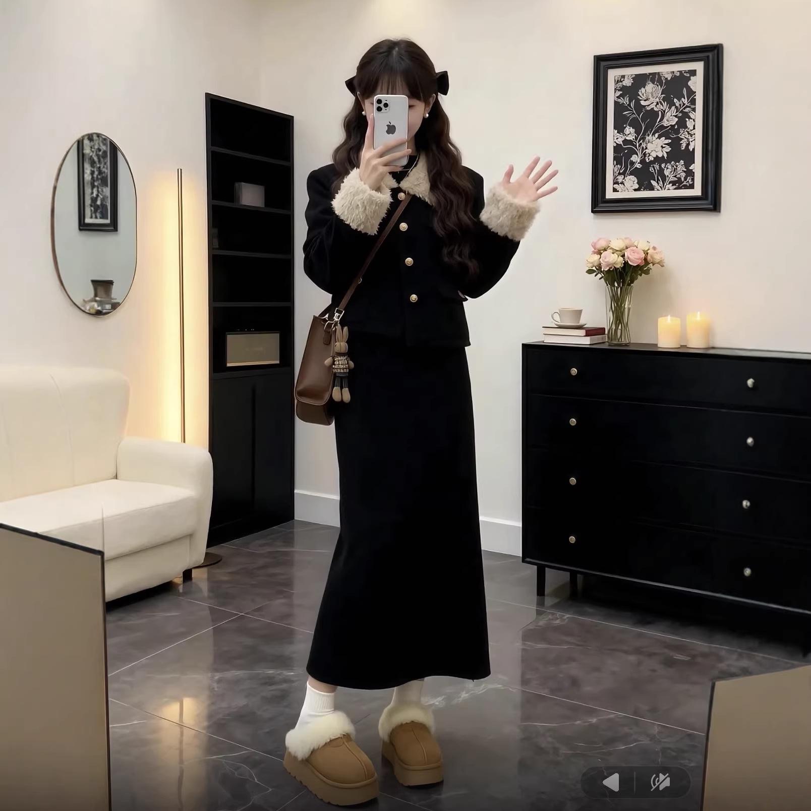 Women s Plus Size Lambswool Jacket & Skirt Set - 2026 Winter Collection L
Women s Plus Size Lambswool Jacket & Skirt Set - 2026 Winter Collection L