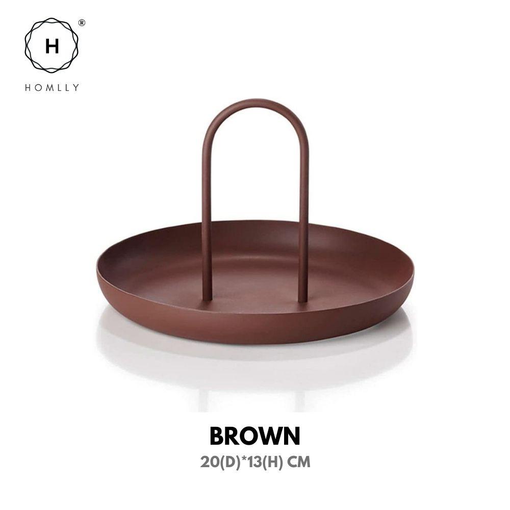 Homlly Nordic Round Keys Tray Brown
Homlly Nordic Round Keys Tray Brown