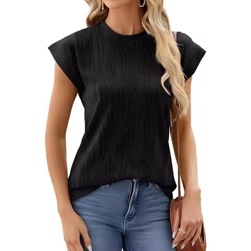 Модный Ветер Мода Элегантный Летний Элегантный Новинка Женская Футболка с Круглым Вырезом и Коротким Рукавом Женская Свободного Кроя Приталенная Универсальный Топ Black XL
Модный Ветер Мода Элегантный Летний Элегантный Новинка Женская Футболка с Круглым Вырезом и Коротким Рукавом Женская Свободного Кроя Приталенная Универсальный Топ Black XL