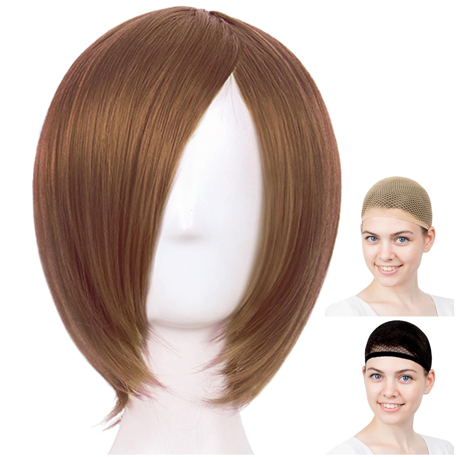 CaseEden Cosplay Wig Premium Silky Short Bob Short Brown Hair WIG6071
CaseEden Cosplay Wig Premium Silky Short Bob Short Brown Hair WIG6071