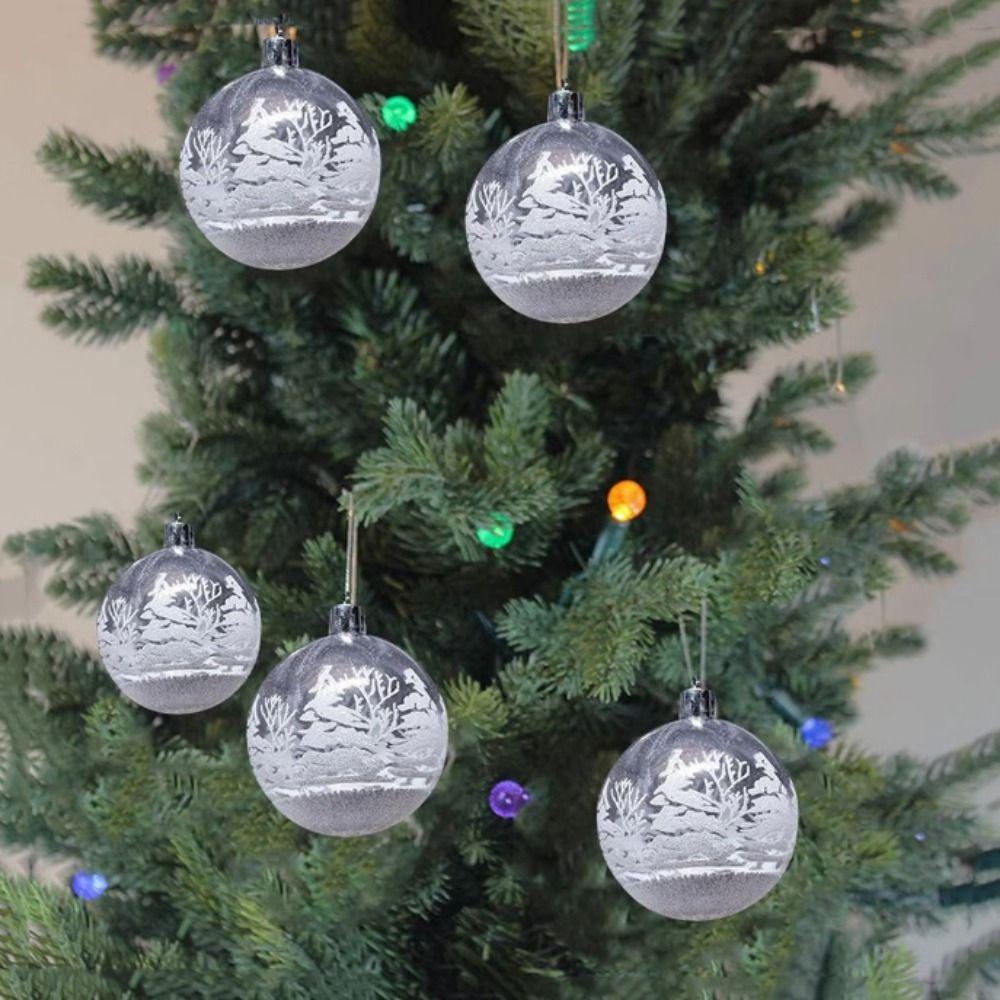 6pcs/set Painting Xmas Ball Ornament Transparent Bauble Hanging Ornament Xmas Gift Style A
6pcs/set Painting Xmas Ball Ornament Transparent Bauble Hanging Ornament Xmas Gift Style A