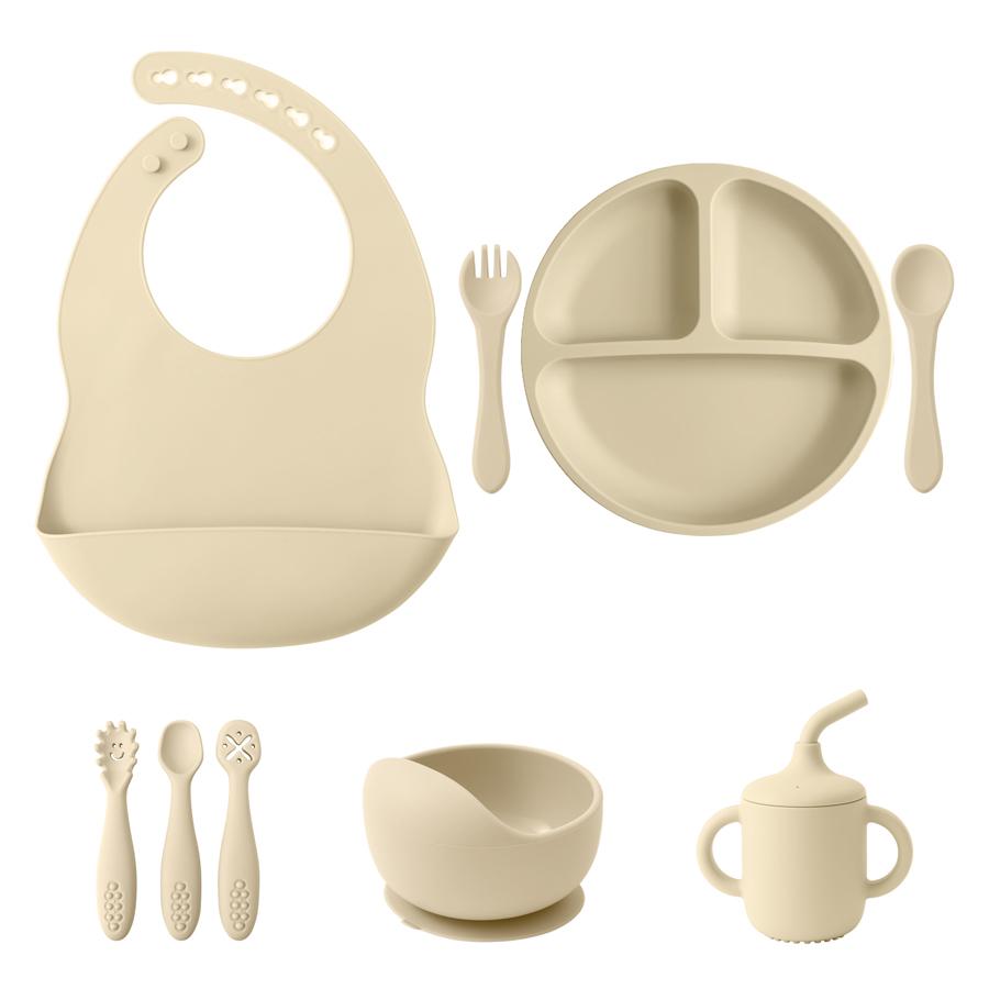 Color Kids 7 шт. Наборы детских тарелок для кормления, тарелка на присоске, силиконовая тарелка, не содержащая БФА, обеденные тарелки, чашки, ложка, слюнявчик, детская посуда
Color Kids 7 шт. Наборы детских тарелок для кормления, тарелка на присоске, силиконовая тарелка, не содержащая БФА, обеденные тарелки, чашки, ложка, слюнявчик, детская посуда