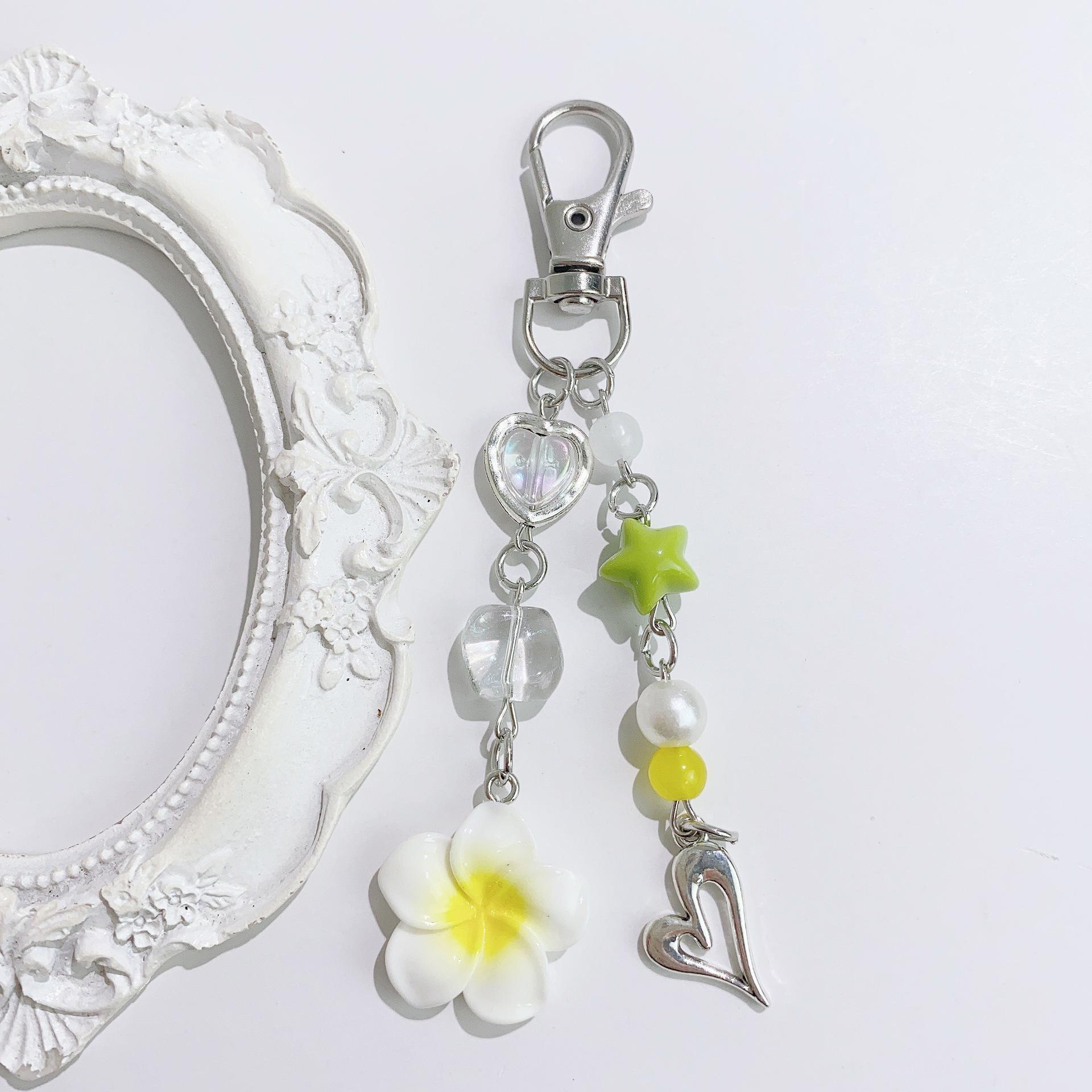 Cute Key Chain Versatile Flower Keychain Backpack Pendant Playful Heart Star Keychain For Airpods Cases Handbags Diy Jewelry білий
Cute Key Chain Versatile Flower Keychain Backpack Pendant Playful Heart Star Keychain For Airpods Cases Handbags Diy Jewelry білий
