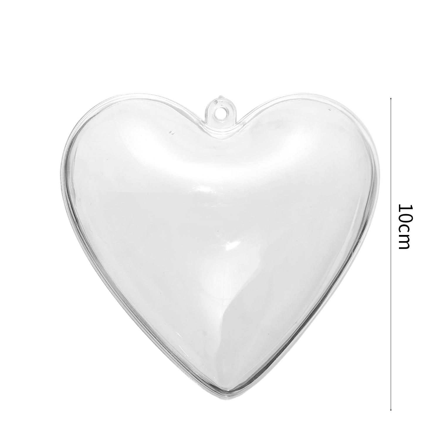 10/1pcs Transparent Plastic Heart Shape Balls Ornaments Fillable Baubles Hanging Pendents for Wedding Birthday Party Decor Gifts 5PCS
10/1pcs Transparent Plastic Heart Shape Balls Ornaments Fillable Baubles Hanging Pendents for Wedding Birthday Party Decor Gifts 5PCS