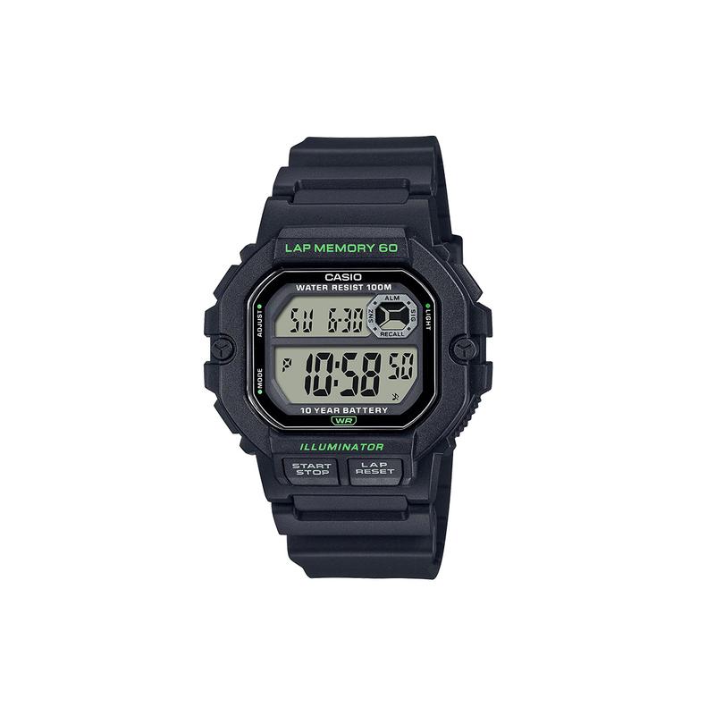 Casio trendy waterproof quartz movement resin strap Japanese and Korean watch unisex black dial WS-1400H-1A чорний
Casio trendy waterproof quartz movement resin strap Japanese and Korean watch unisex black dial WS-1400H-1A чорний