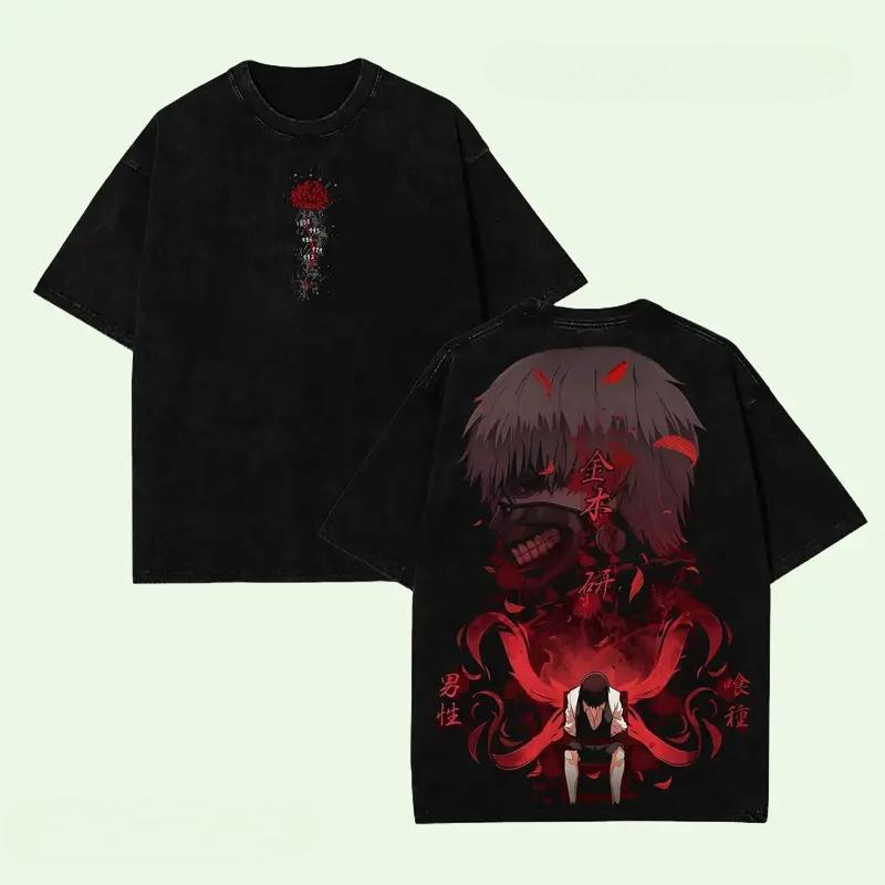 Ken Kaneki Tokyo Ghoul Anime Clothing Men Women Oversized Tshirts Short Sleeve Washed T Shirt Retro Cotton Tshirt Harajuku Tops S
Ken Kaneki Tokyo Ghoul Anime Clothing Men Women Oversized Tshirts Short Sleeve Washed T Shirt Retro Cotton Tshirt Harajuku Tops S